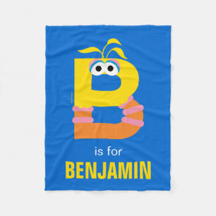Sesame Street   B is for Big Bird Fleece Blanket