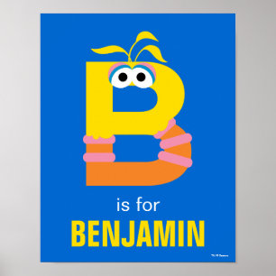 Sesame Street B is for Big Bird Poster