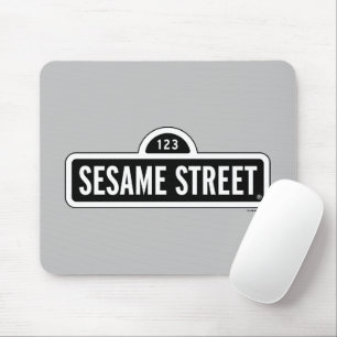 Sesame Street   B&W Logo Mouse Mat