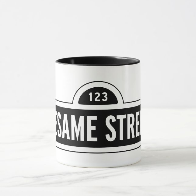 Sesame Street | B&W Logo Mug (Center)