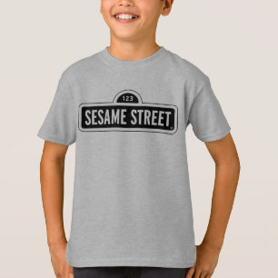 Sesame Street B&W Logo T-Shirt