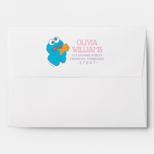 Sesame Street   Baby Birthday - Cookie Monster Envelope
