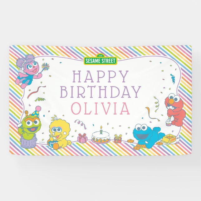 Sesame Street | Baby's First Birthday Banner (Horizontal)