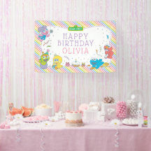 Sesame Street | Baby's First Birthday Banner