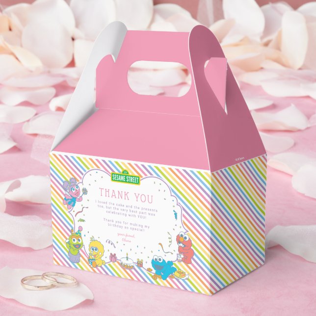 Sesame Street | Baby's First Birthday Favour Box (Wedding)