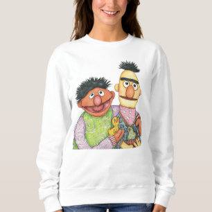 Sesame Street Bert and Ernie Watercolor Sweatshirt