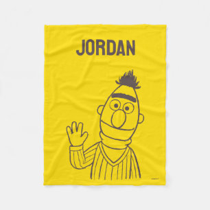 Sesame Street   Bert Bright   Add Your Name Fleece Blanket