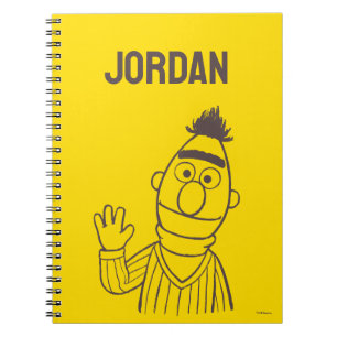 Sesame Street Bert Bright Add Your Name Notebook