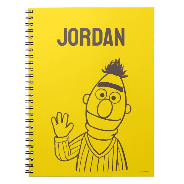 Sesame Street | Bert Bright | Add Your Name Notebook (Front)