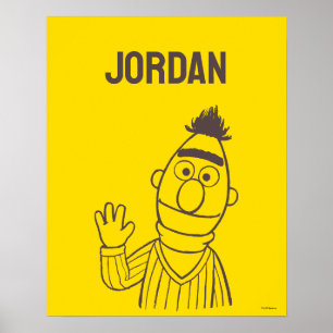 Sesame Street   Bert Bright   Add Your Name Poster