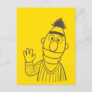 Sesame Street Bert Bright Postcard