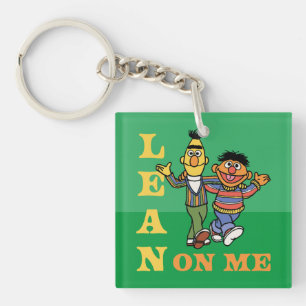 Sesame Street Bert & Ernie Lean on Me Key Ring