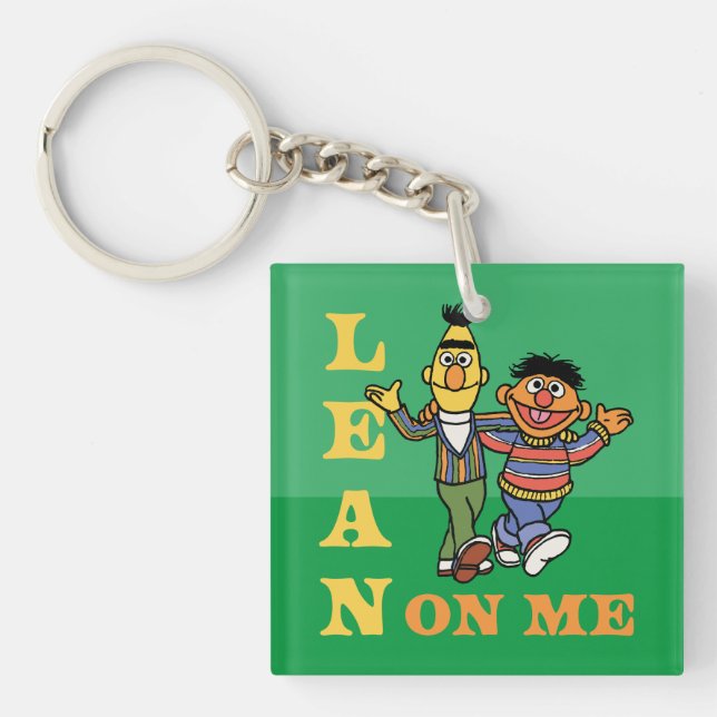 Sesame Street | Bert & Ernie Lean on Me Key Ring (Front)