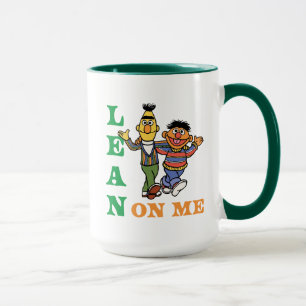 Sesame Street   Bert & Ernie Lean on Me Mug