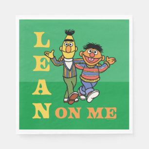 Sesame Street   Bert & Ernie Lean on Me Napkin