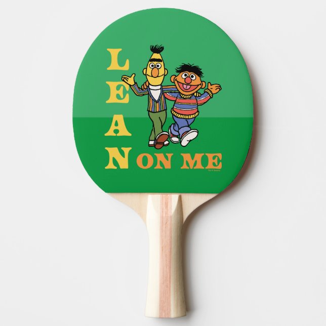 Sesame Street | Bert & Ernie Lean on Me Ping Pong Paddle (Front)