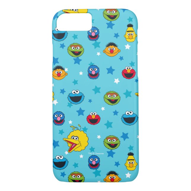 Sesame Street | Best Friends Star Pattern Case-Mate iPhone Case (Back)