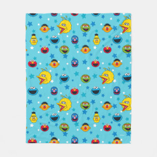 Sesame Street Best Friends Star Pattern Fleece Blanket