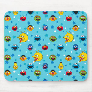 Sesame Street   Best Friends Star Pattern Mouse Mat