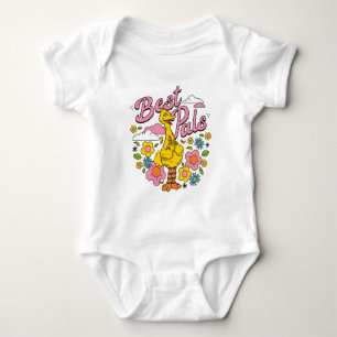 Sesame Street   Best Yellow Bird Pals Baby Bodysuit