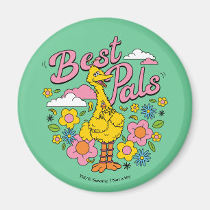 Sesame Street Best Yellow Bird Pals Magnet