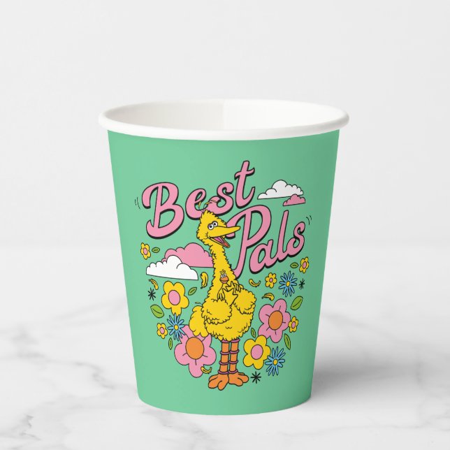 Sesame Street | Best Yellow Bird Pals Paper Cups (Left)