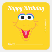 Sesame Street Big Bird | A Gift From - Birthday 