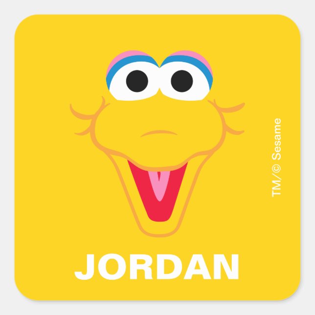 Sesame Street Big Bird - Back to School Labels (Front)