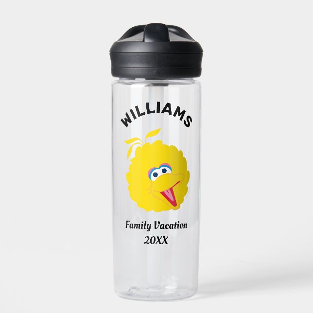 Sesame Street | Big Bird Family Vacation Water Bottle (Front)