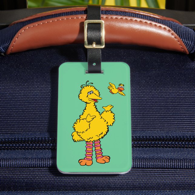 Sesame Street | Big Bird & Little Bird Luggage Tag (Front Insitu 2)