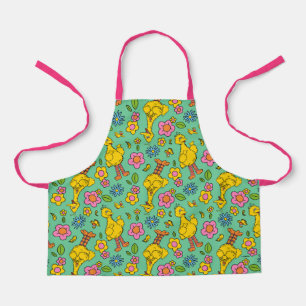 Sesame Street Big Bird & Little Bird Pattern Apron