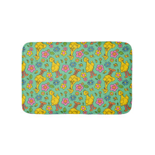 Sesame Street Big Bird & Little Bird Pattern Bath Mat