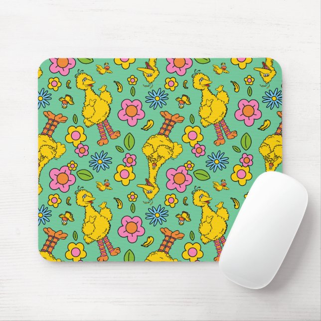 Sesame Street | Big Bird & Little Bird Pattern Mouse Mat (With Mouse)