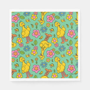 Sesame Street   Big Bird & Little Bird Pattern Napkin