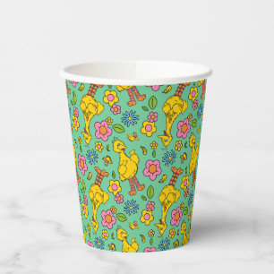 Sesame Street   Big Bird & Little Bird Pattern Paper Cups