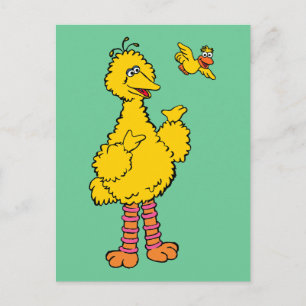 Sesame Street   Big Bird & Little Bird Postcard