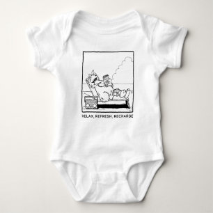 Sesame Street Big Bird Relax Refresh Recharge Baby Bodysuit