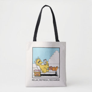 Sesame Street Big Bird Relax Refresh Recharge Tote Bag