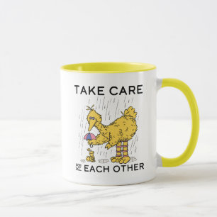 Sesame Street Big Bird Take Care of Each Other Mug