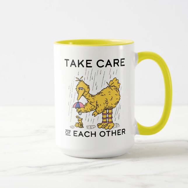 Sesame Street | Big Bird Take Care of Each Other Mug (Right)