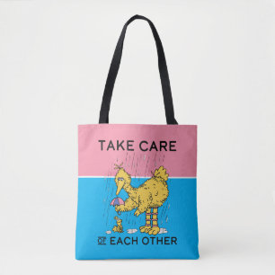 Sesame Street   Big Bird Take Care of Each Other Tote Bag
