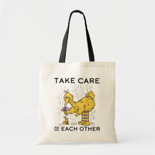 Sesame Street   Big Bird Take Care of Each Other Tote Bag