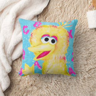 Sesame Street   Big Bird Waving Cushion