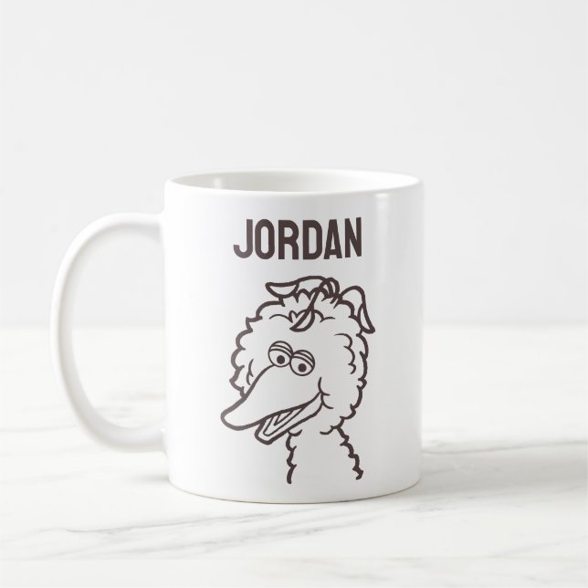 Sesame Street | Bird Bird | Add Your Name Coffee Mug (Left)