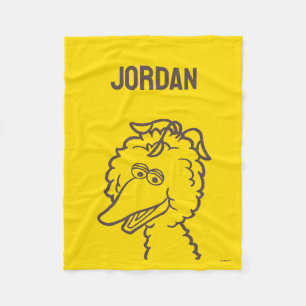 Sesame Street Bird Bird Bright Add Your Name Fleece Blanket