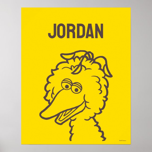 Sesame Street | Bird Bird Bright | Add Your Name Poster (Front)