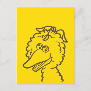 Sesame Street Bird Bird Bright Postcard