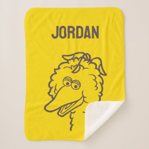 Sesame Street   Bird Bird Bright Sherpa Blanket