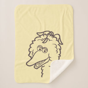 Sesame Street   Bird Bird Bright Sherpa Blanket