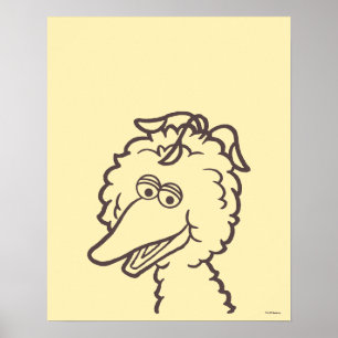 Sesame Street   Bird Bird Poster